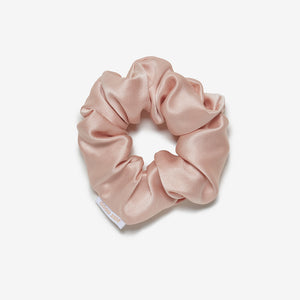 classic silk scrunchie in blush
